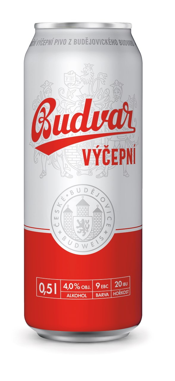 Budvar 10 světlé výčepní 24x0,5L plech