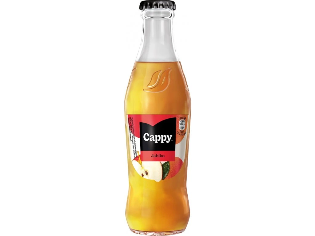 Cappy jablko 20% 24x0,25L sklo