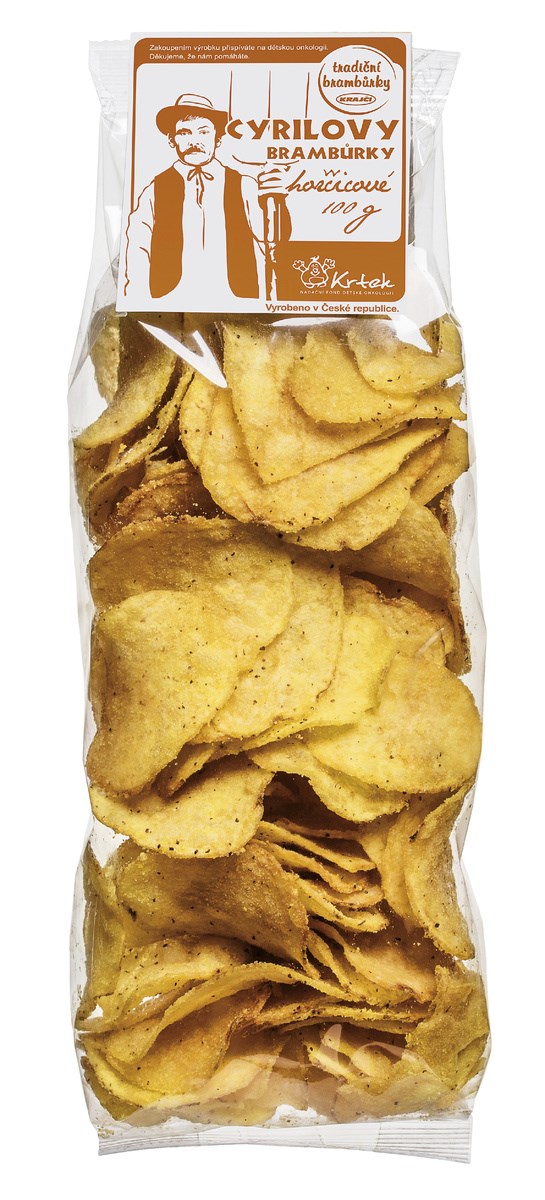 Cyrilovy Hořčicové brambůrky 100g