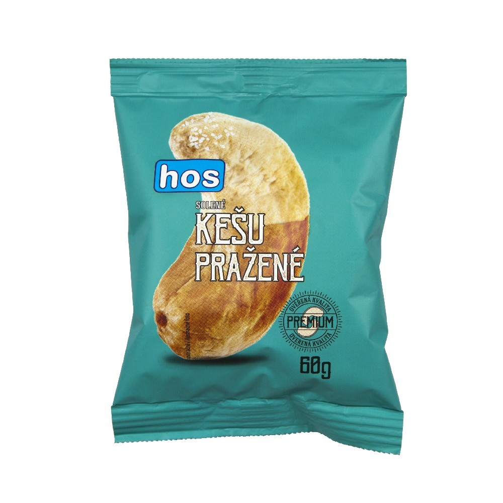 Kešu jádra pražená solená Hos. 60g