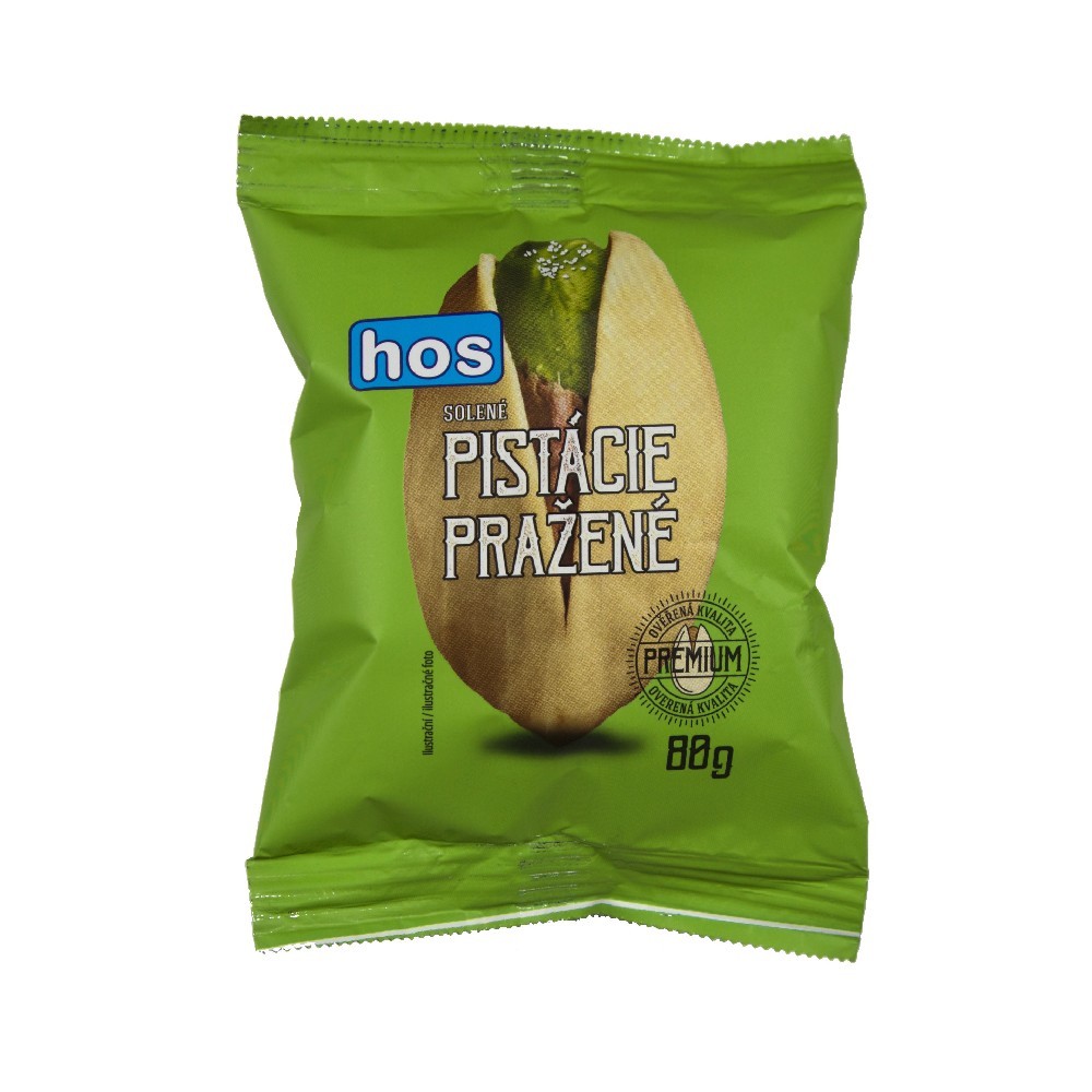 Pistácie pražené solené Hos. 80g