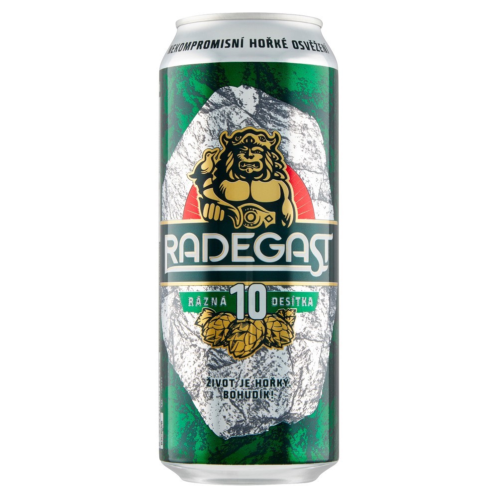 Radegast 10 Rázná 0,5L plech