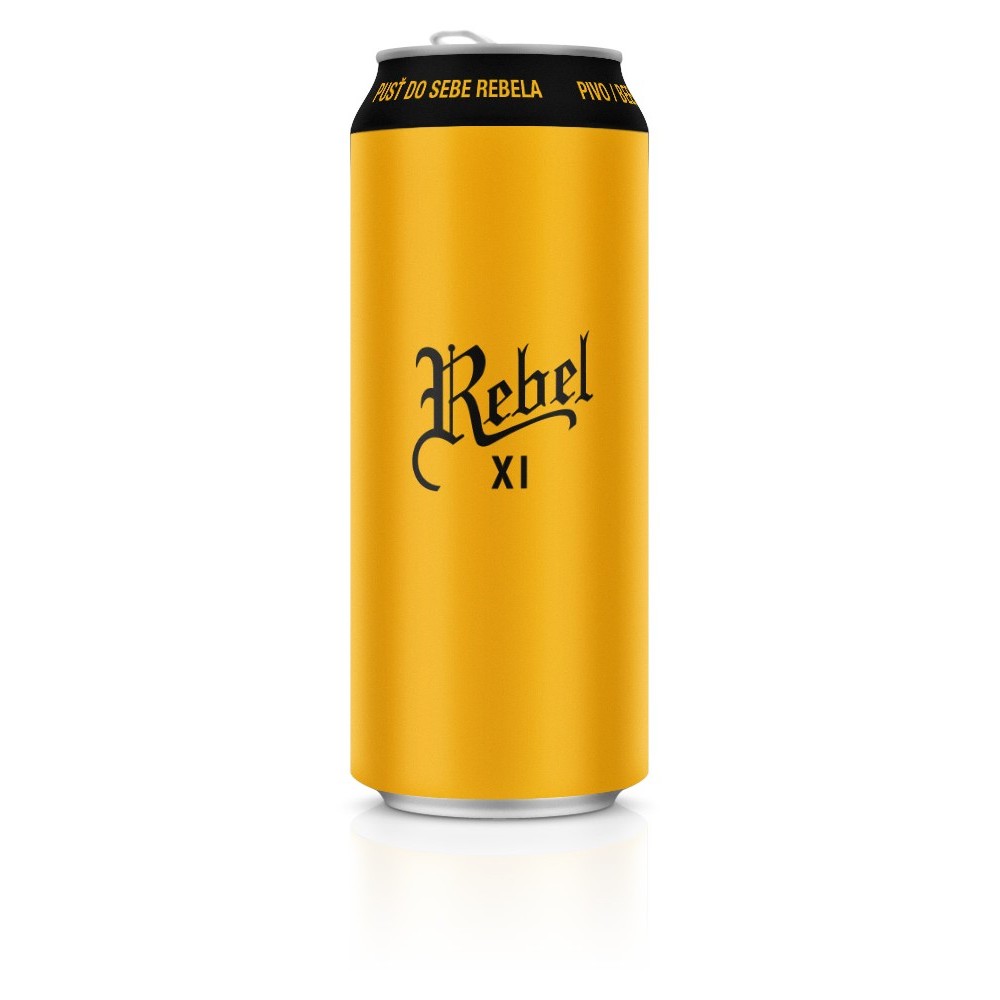 Rebel XI světlý ležák 0,5L plech