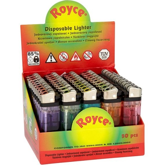 Zapalovač Solo Royce jednorázový 50ks