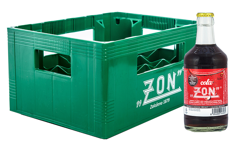 Zon Cola 20x0,33l sklo, přepravka