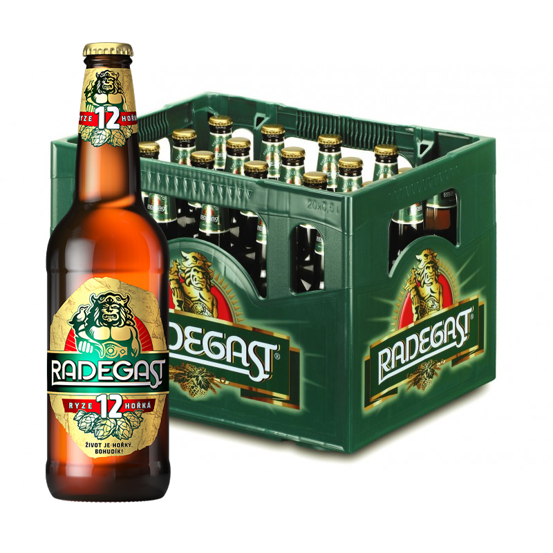 Radegast 12 Ryze hořká 20x0,5L