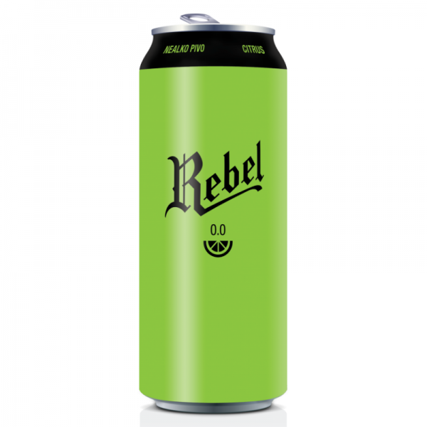 Rebel nealko citrus 0,5 plech
