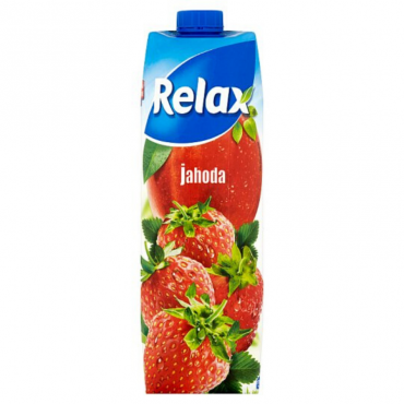 Relax Jahoda - Jablko 1L tetrapack