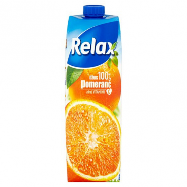 Relax Pomeranč 100% 1L tetrapack