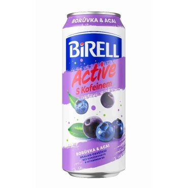 Birell active Borůvka a Acai s kofeinem 0,5L plech