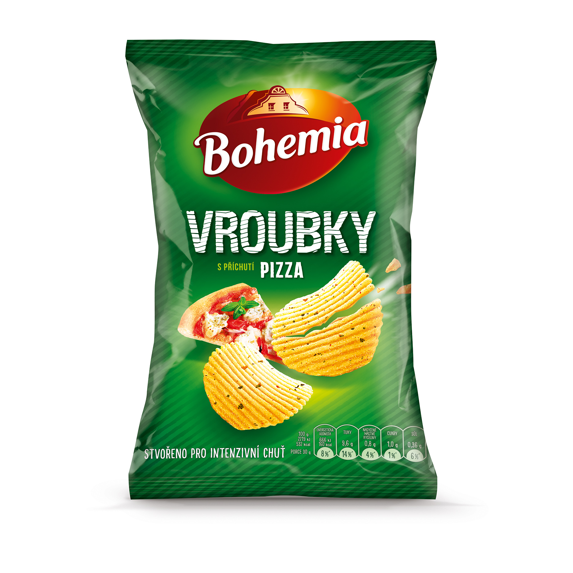 Bohemia chips pizza vroubky 55g