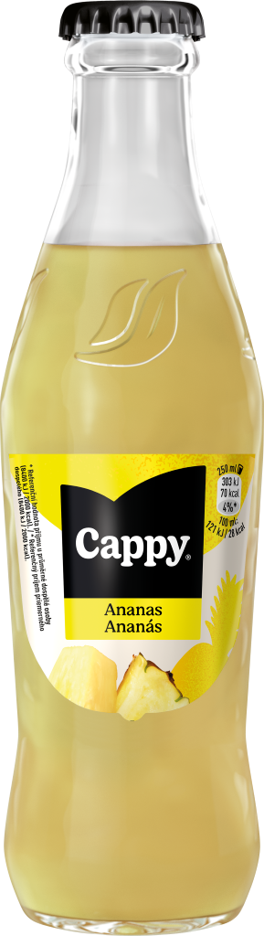 Cappy Ananas 99,7% 24x0,25L sklo