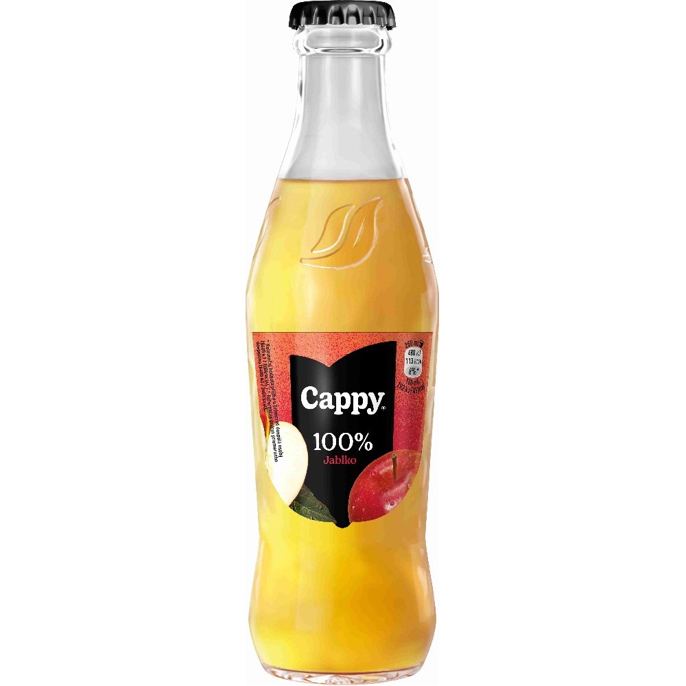 Cappy Jablko 100% 24x0,25L sklo