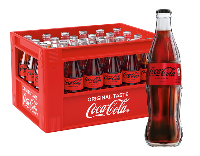 Coca-cola Zero 24x0,33L sklo