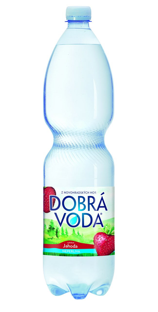 Dobrá voda Jahoda neperlivá 6x1,5l pet