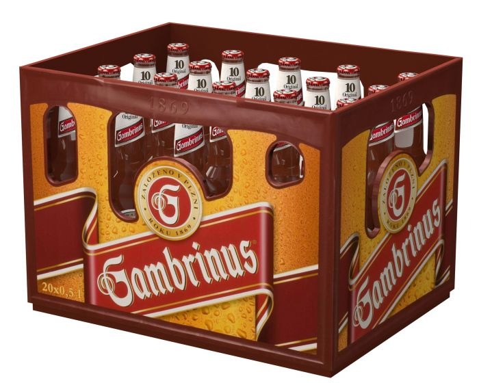 Gambrinus 10 světlé výčepní 20x0,5L