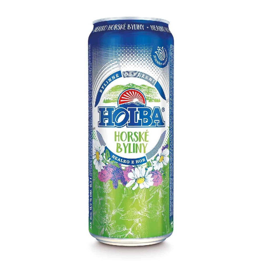 HOLBA HORSKÉ BYLINY NEALKO 0,5L PLECH