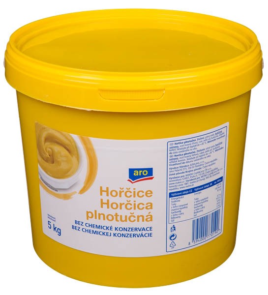 Hořčice aro plnotučná 5kg