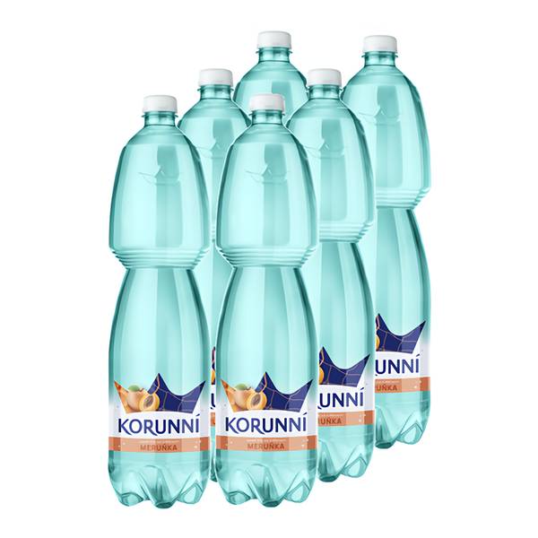 Korunní Meruňka 6x1,5l pet