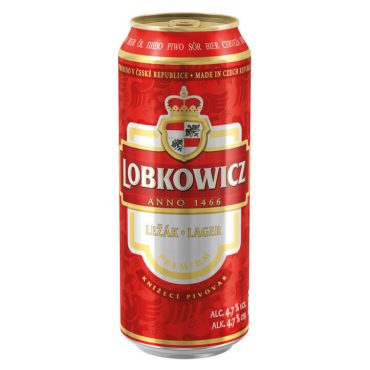 Lobkowicz 12 Premium ležák 24x0,5L plech
