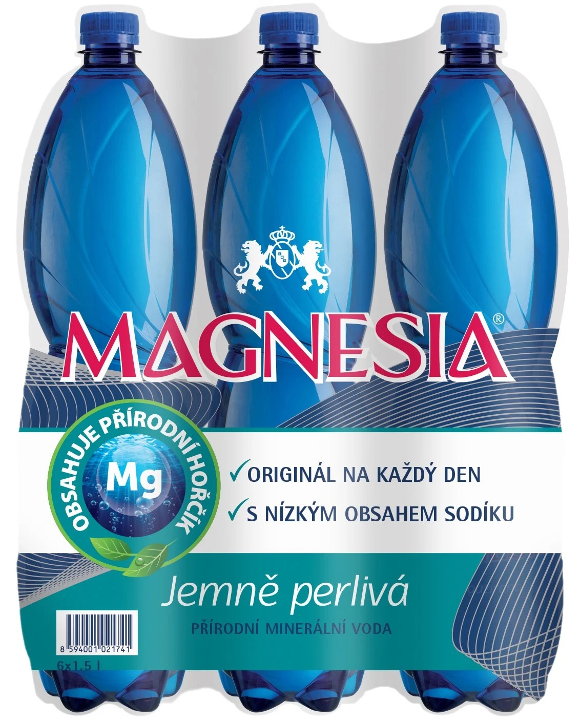 Magnesia Jemně perlivá 12x0,5l pet