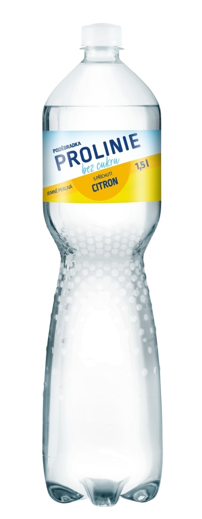 Poděbradka ProLinie citron jemně perlivá 6x1,5L pet