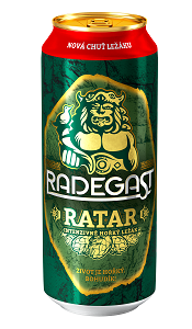 Radegast Ratar světlý ležák 0,5L plech