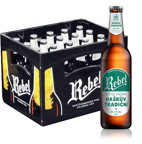 Rebel 10 Haškův tradiční sv. výčepní 20x0,5L