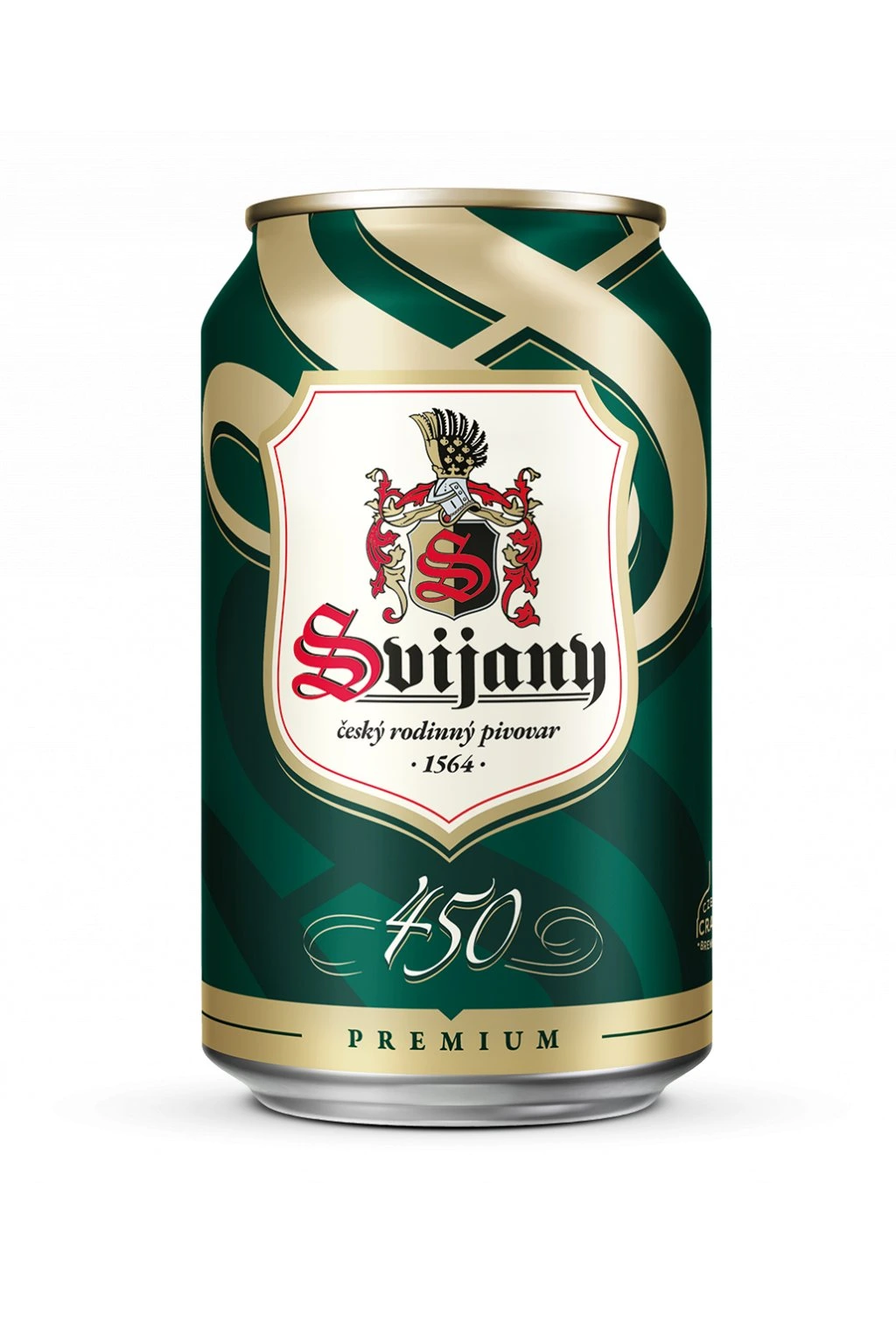 SVIJANY "450" prémiový ležák 0,33l plech