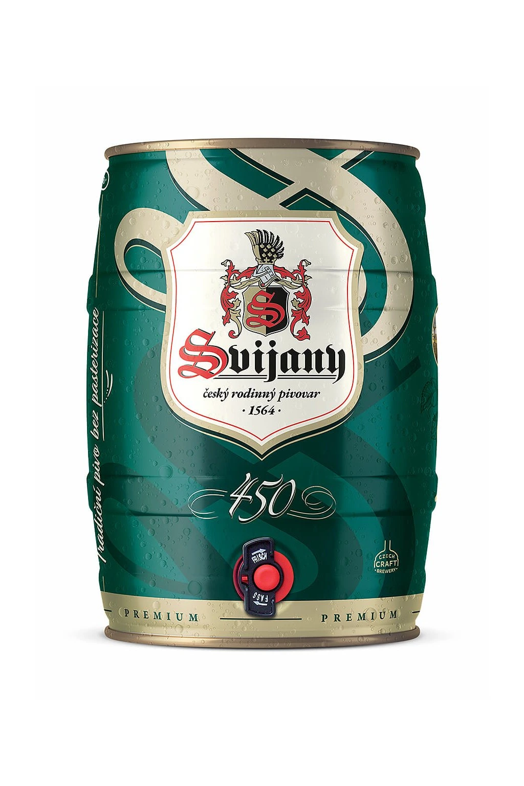 Svijany ''450'' prémiový ležák 5L soudek