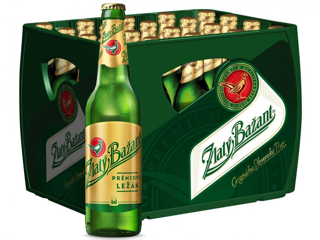 Zlatý Bažant 12 světlý ležák 20x0,5L