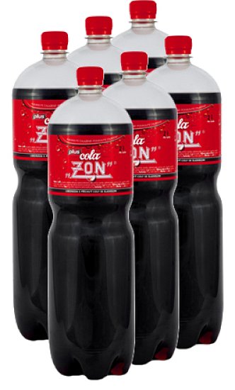 Zon Cola plus sycená 6x2l pet