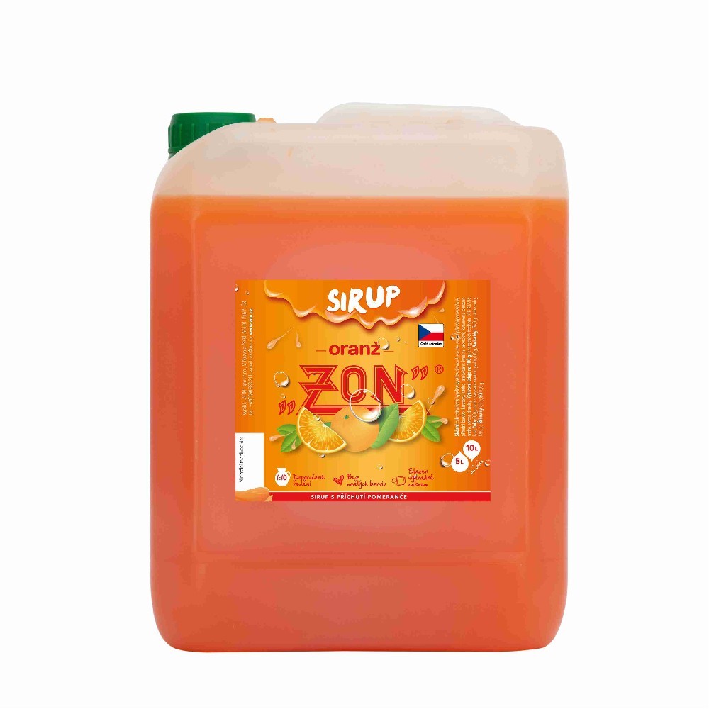 Zon Oranž sirup 5l