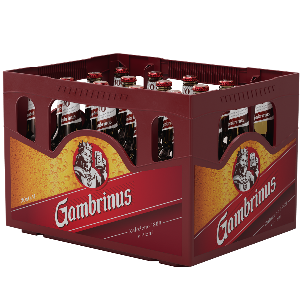 Gambrinus 10 (přepravka 20 ks)